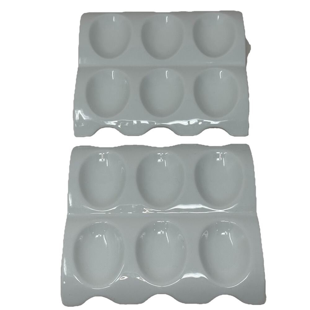 Two Front Of The House Six Egg Contemporary Plate Holder Display Plates